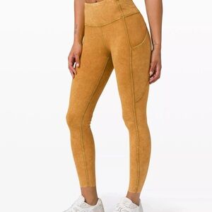 lululemon athletica Yellow Leggings